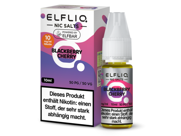 ELFLIQ - Blackberry Cherry - Nikotinsalz Liquid