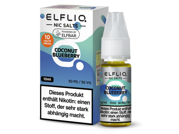 ELFLIQ - Coconut Blueberry - Nikotinsalz Liquid
