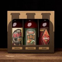 O`Donnell 3er Set BBQ Sauce 3x 260ml