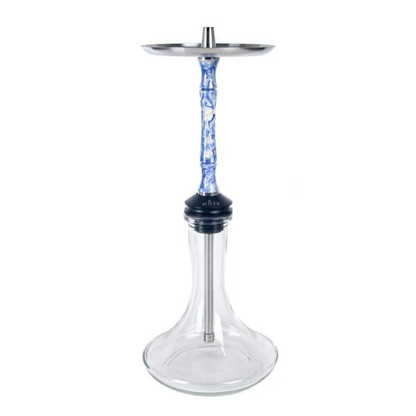 Moze Dash Black Edge Silver/Blue - Standard-Bowl Frosted