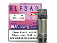 Elfbar - Elfa Pod Strawberry Grape 20 mg/ml (2 Stück...