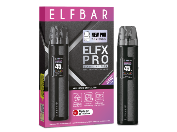 Elfbar - Elfx Pro Classic Edition E-Zigaretten Set
