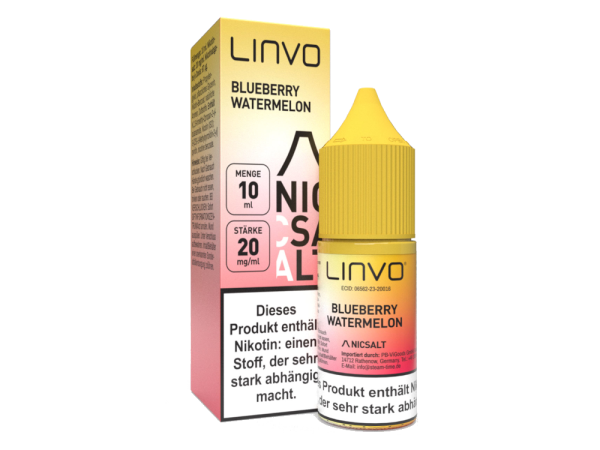 Linvo - Blueberry Watermelon - Nikotinsalz Liquid 20 mg/ml