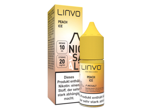 Linvo -  Peach Ice - Nikotinsalz Liquid 20 mg/ml