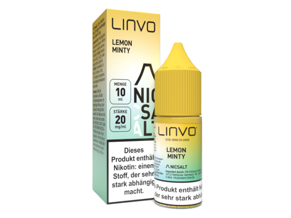 Linvo - Lemon Minty - Nikotinsalz Liquid 20 mg/ml