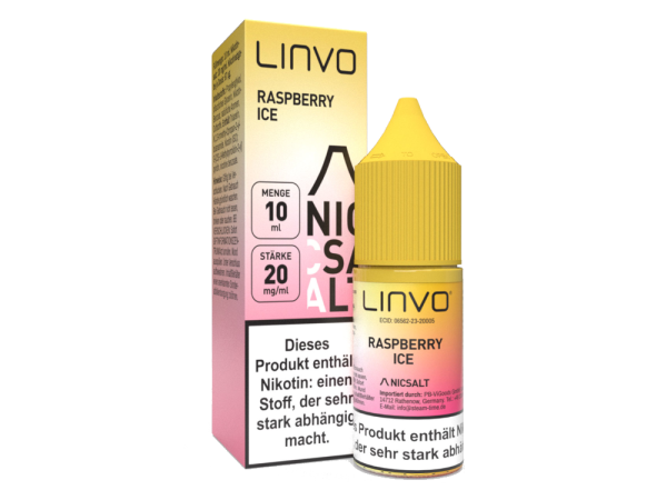 Linvo - Raspberry Ice - Nikotinsalz Liquid 20 mg/ml