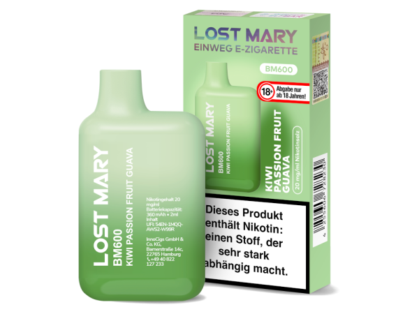 Lost Mary - BM600 Einweg E-Zigarette - 20mg/ml