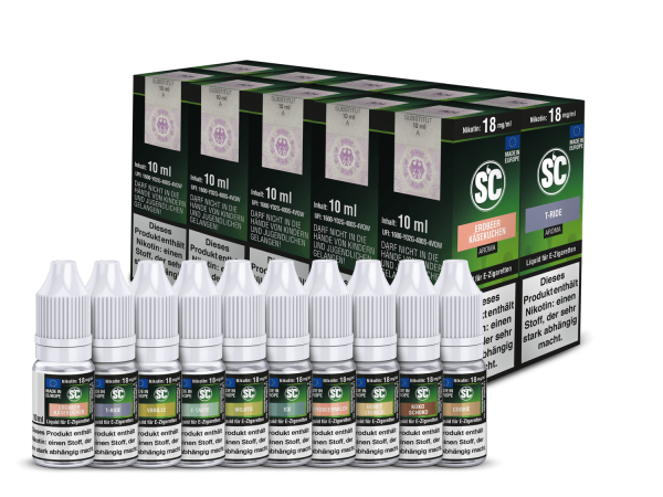 Gourmet Probierbox E-Zigaretten Liquid