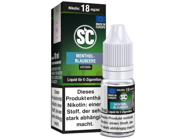 Menthol-Blaubeere E-Zigaretten Liquid