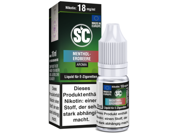 Menthol-Erdbeere E-Zigaretten Liquid