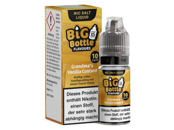 Big Bottle - Grandmas Vanilla Custard - Nikotinsalz Liquid