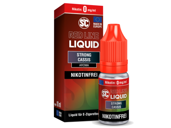 SC - Red Line - Strong Cassis - Nikotinsalz Liquid